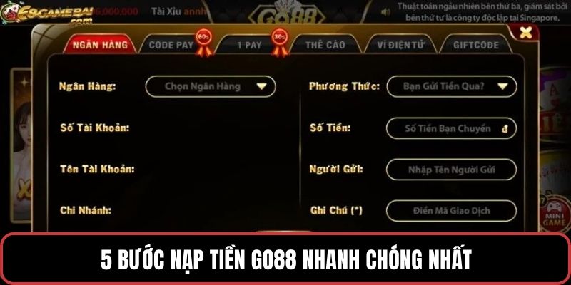 nạp tiền GO88